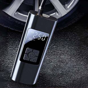 能小型742智能便车携自行篮球打充气泵照明灯多功家用无线车载气