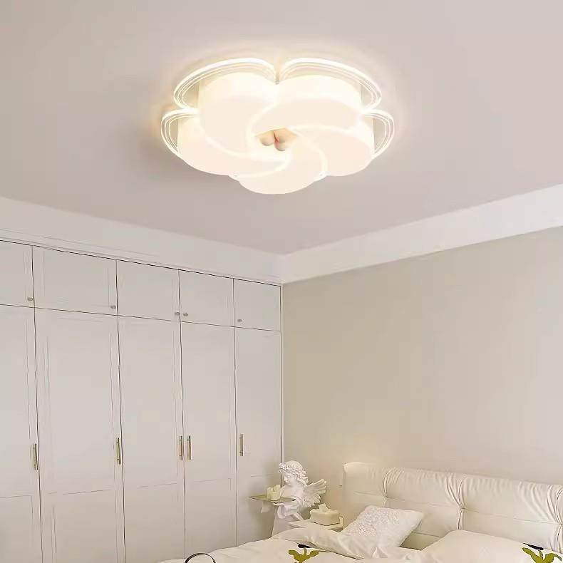 约油风卧室灯吸顶灯现代简女孩创意花朵护67079眼童房主卧房奶间,家装灯饰光源,客厅吸顶灯,淘宝优惠券,粉丝福利购,淘宝优惠卷