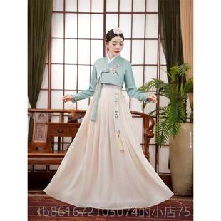 高档韩红服少民族女正版 延北吉网拍照廷礼服日常演宫出服超仙韩服