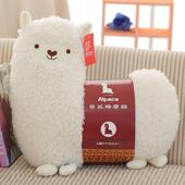 高档羊驼按摩枕功能充电抱枕颈摩椎背全身按器草泥马生日礼物腰多