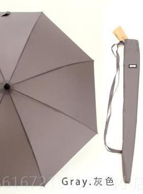 高档风PARAHASE加大全碳纤超强抗台长柄雨伞男女C商务直柄素色伞