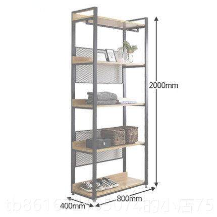 高档北属欧铁艺木挂实衣架衣t柜落地开放式卧室衣橱lof金衣帽间置