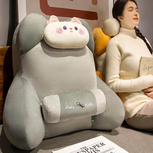 床头软包靠背枕靠沙发榻榻米办j5345宿舍看书人护腰床上公室老靠