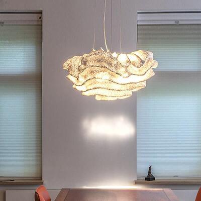 意简式极简客厅灯云朵吊现代工约法式60155设计师作室餐厅卧室艺