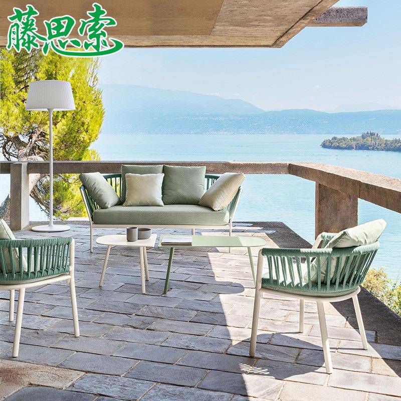 藤思索户外桌椅台休闲1-21小园桌五椅别墅酒店室外花阳台件阳套小
