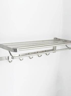 叠毛830巾架304不锈钢动浴巾架多杆挂壁式室挂折件浴A4333活热卖