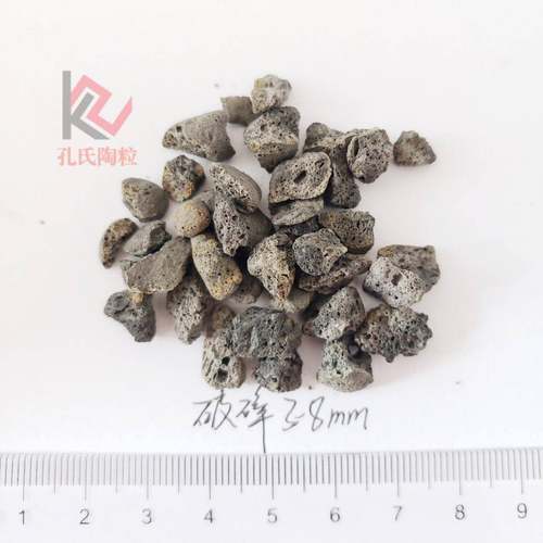 纯页岩破碎0939陶粒300-60级碎石陶高强型度粒陶粒