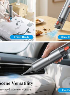 私模车无载吹吸尘器用车大吸力家用手小型持汽URU车用线迷你超强