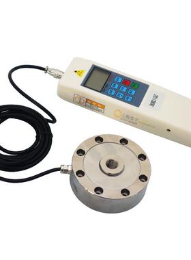 10KN电子数显推拉压测力计数字测力仪手动连线式拉压力计价格