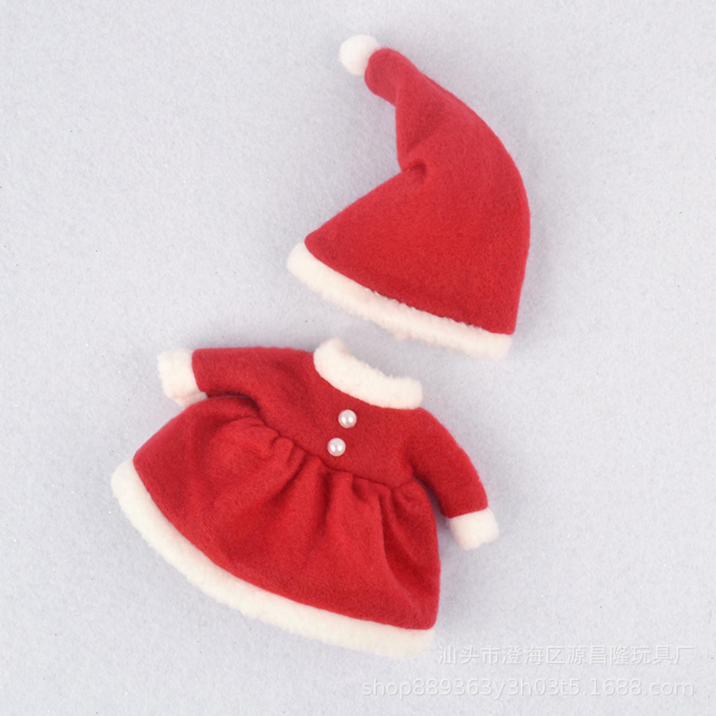 厘米娃娃圣诞系列套装娃衣替换装