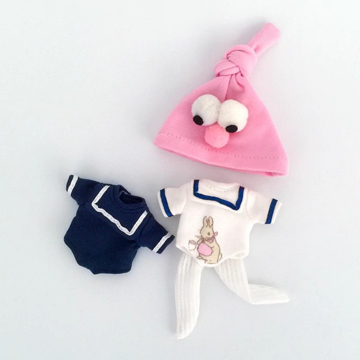 娃衣粘土人连体衣包屁衣素体