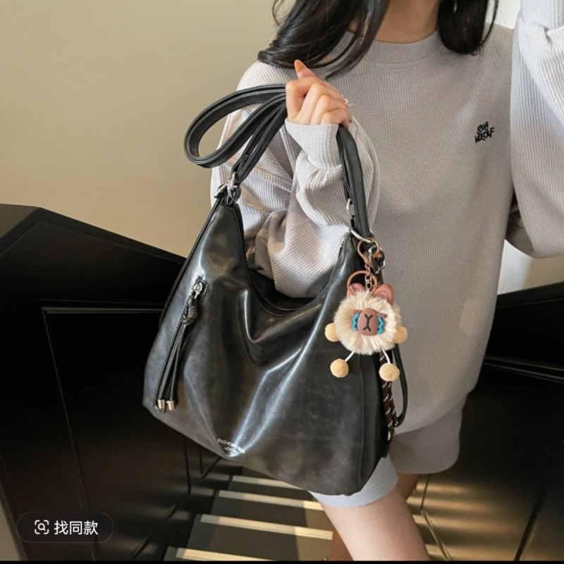 双肩包包女新款单肩时尚通勤托特