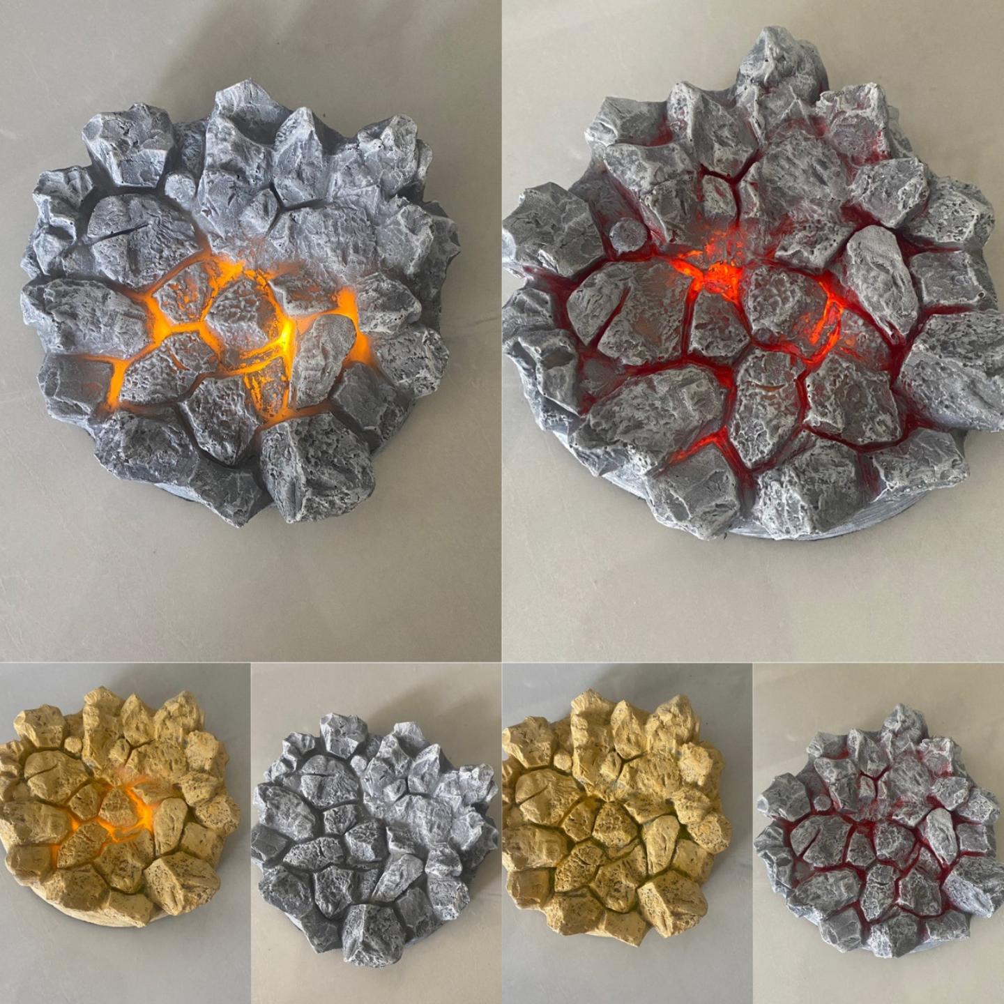 七龙珠石头黄土地台岩浆底座树脂