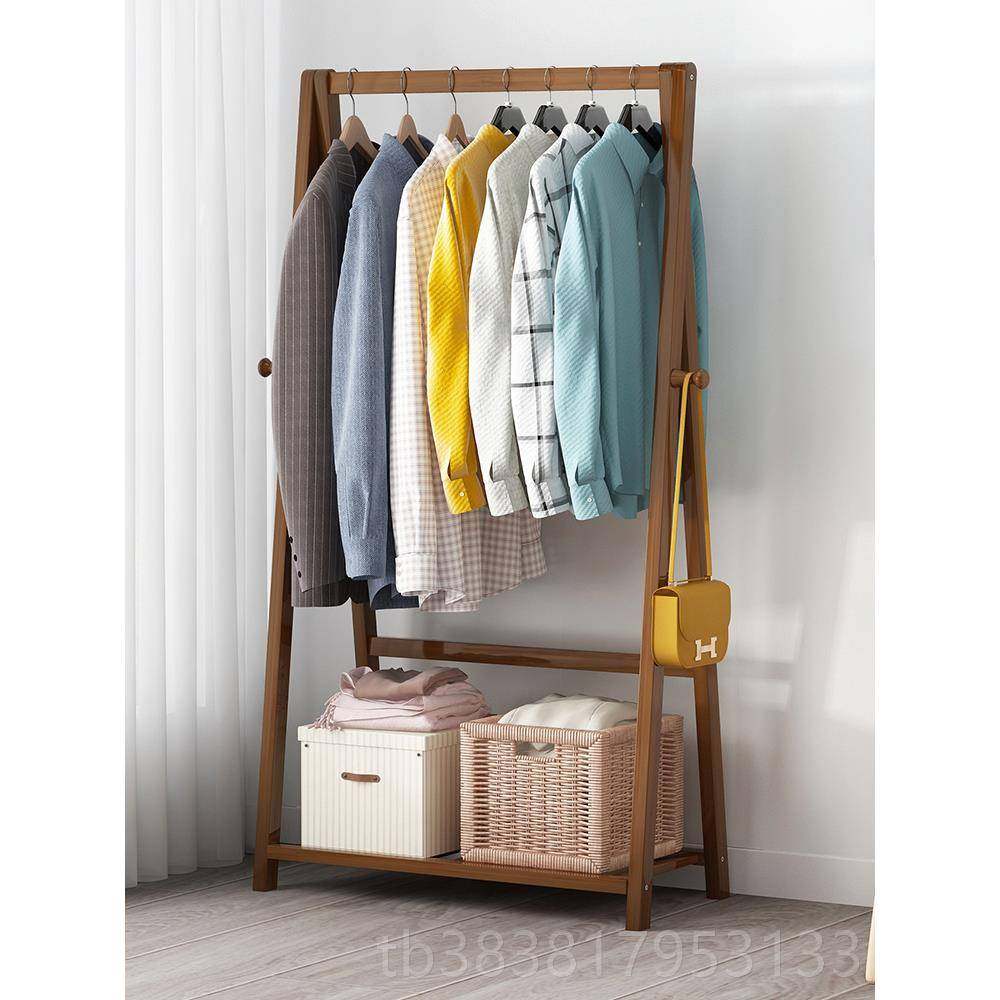 高档实木衣帽落卧室家架用物架多功能简易挂包衣架客厅置挂衣服地