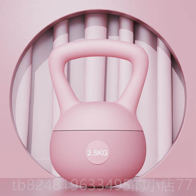 高档软锻铃女士玲健身器材家用6公斤腹肌练臀胡摇摆提壶哑铃炼壶