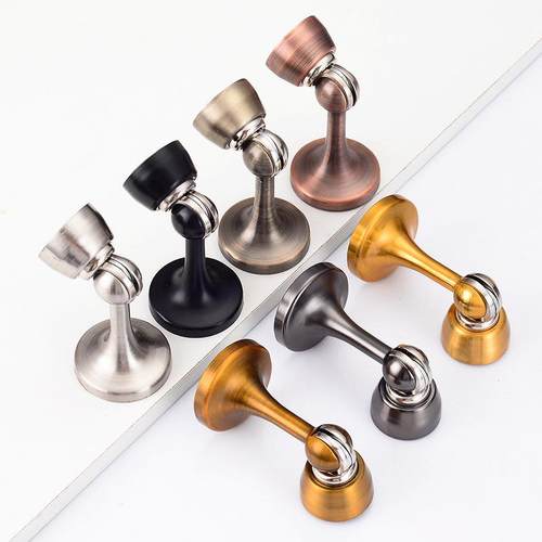 锌合金门吸强磁地吸地装墙吸加厚两用木门古铜色高磁门碰