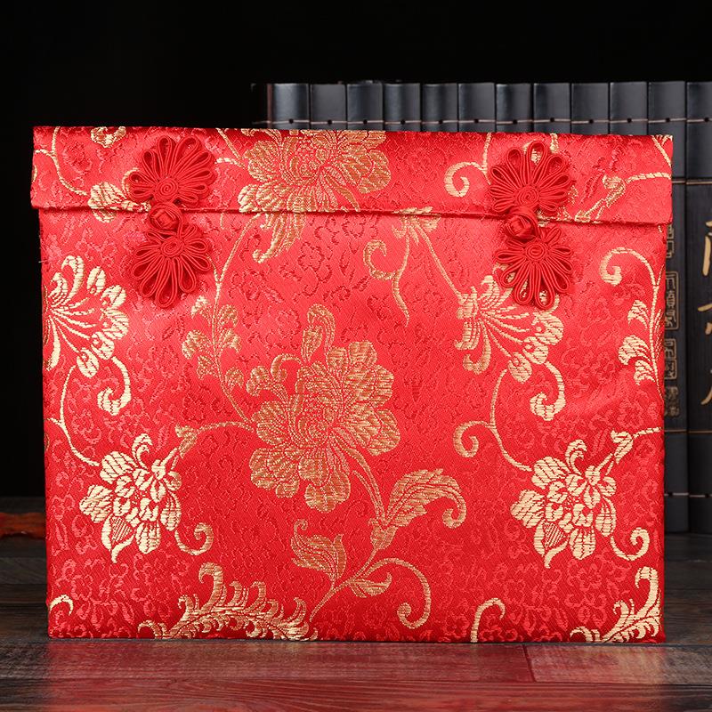 婚庆用品 加大号 布艺万元红包 创意祝寿乔迁满月压岁利是封图片
