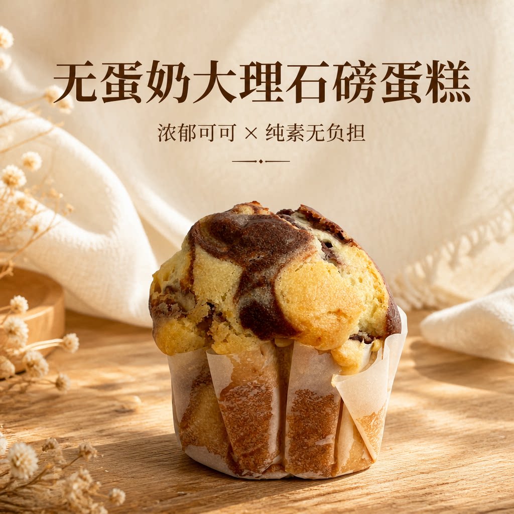 合有道无蛋奶大理石磅蛋糕下午茶