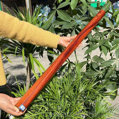 正品红木面杖缅甸花梨木大果紫檀水家饺棒棍擀用实木房专用烘焙厨