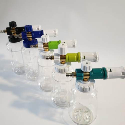 高压洗车水枪pa泡沫壶透明壶洗车泡沫雪花喷壶