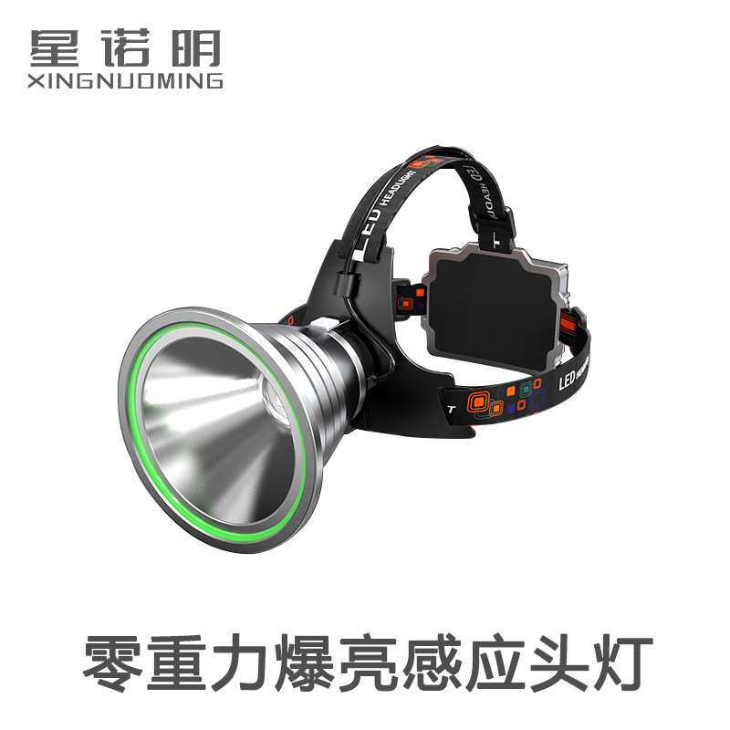 现货LED头灯户外超亮远射USB可充电强光长续航锂电池头顶灯矿工灯