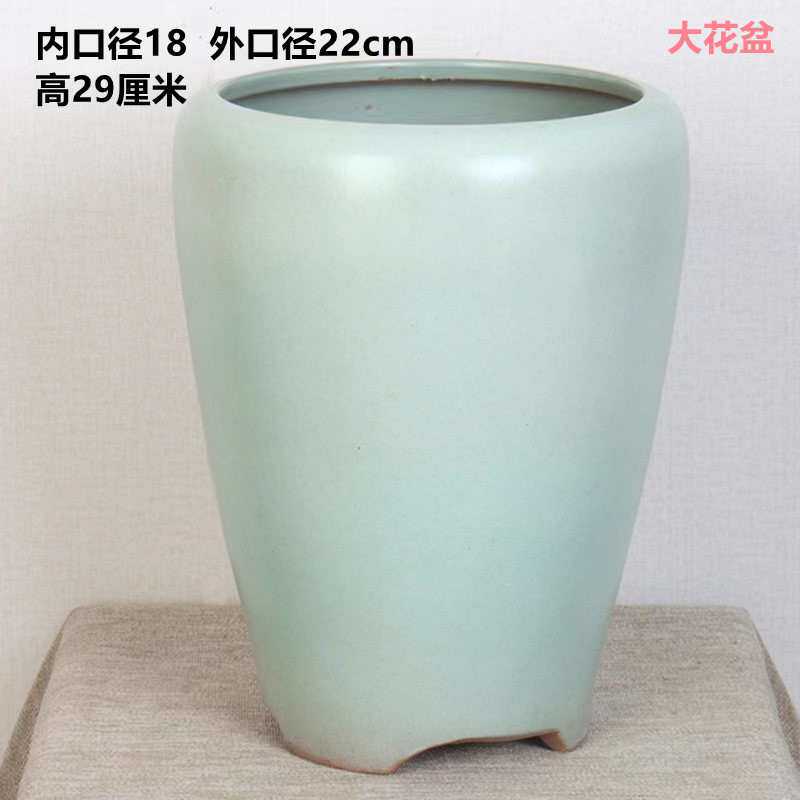 大高花盆兰花蕙兰多肉大法师陶瓷花盆高温透气质量好特大紫砂其他