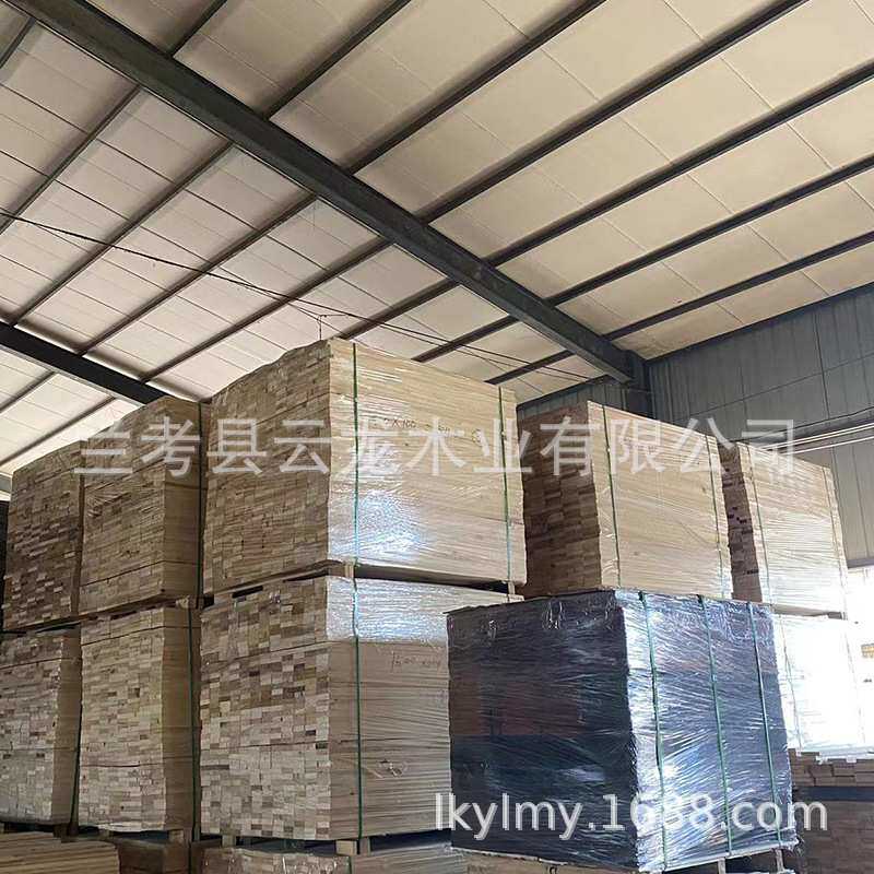白杨木独条杨木板材杨木床板条多规格杨木条杨木板厂家