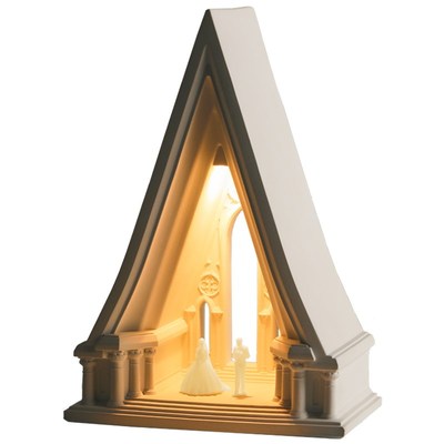 壁光里结婚礼品台灯创意摆件高档订新婚节日礼物教堂氛围小夜灯