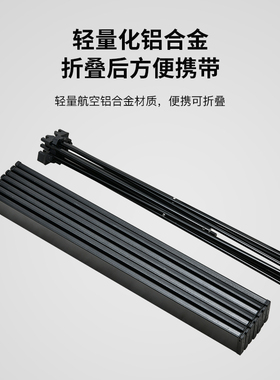 Hispeed旗速铝合金户外折叠桌便携式露营用品野餐桌子蛋卷桌椅