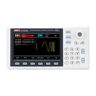 优利德函数信号发生器信号源方波脉冲频率计双通道任意波形发生器