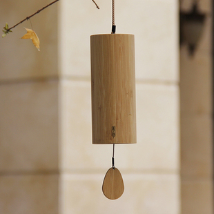 风之诗和弦竹风铃治愈冥想卧室阳台庭院音乐铃铛日式户外露营挂饰