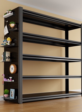 家用置物架货架落地多层阳台储物可调节仓库商用超市收纳展示架子