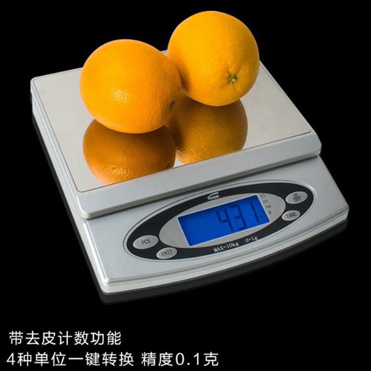 家用方秤计数计重秤大台面厨房秤电子秤精准小型平板桌秤配料秤