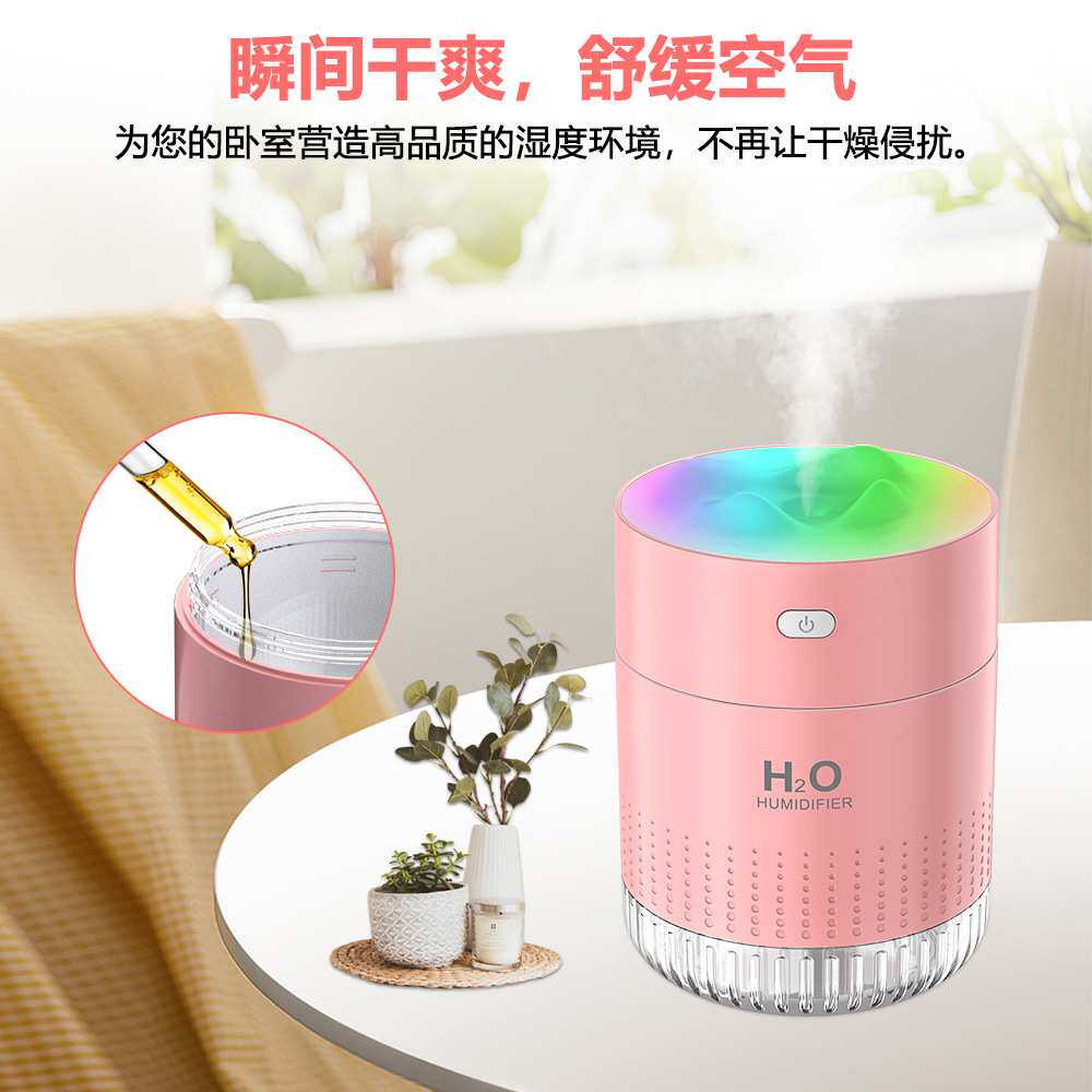 爆款USB迷你桌面喷雾加湿器适用于室内绿植保湿大容量加湿器厂家