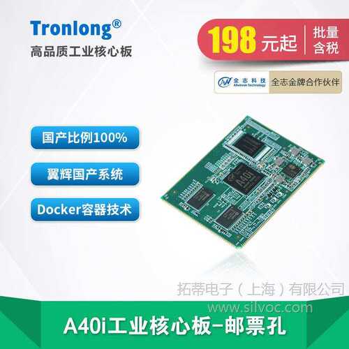 创龙全志A40i工业核心板 全国产1.2GHz四核A7 ARM Linux 邮票孔