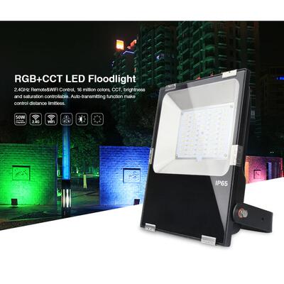 MILIGHT 50W RGB+CCT LED 投光灯 AC86-265V FUTT02