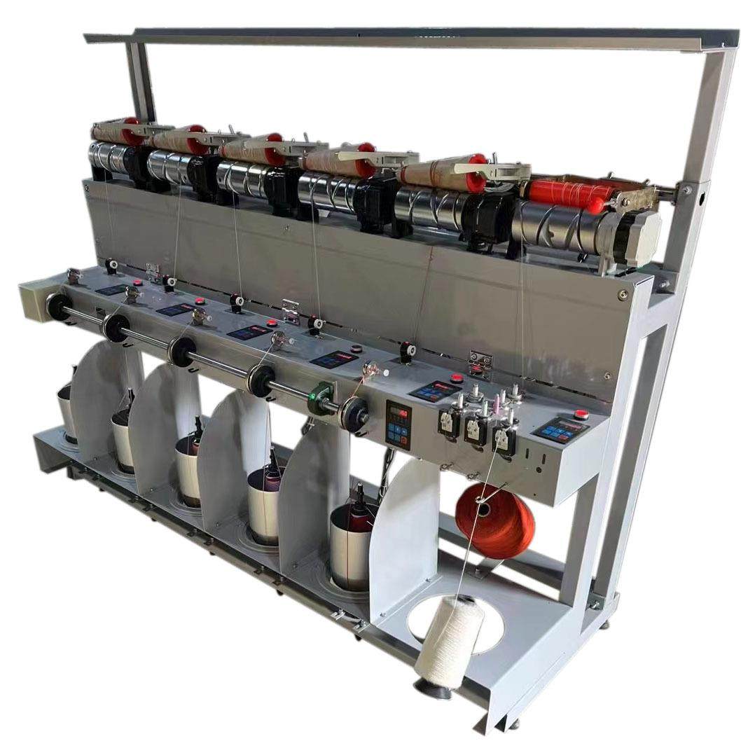 打样用倍捻机六锭针织厂毛纱厂等小批量生产并纱捻线机捻度可调