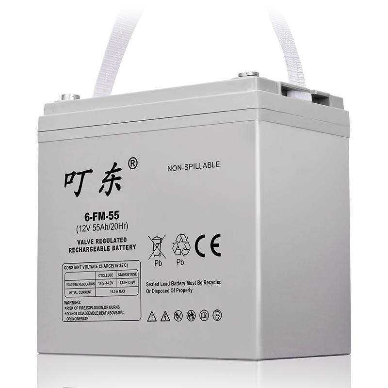 12V75AH免维护铅酸蓄电池UPS电动车LED路灯胶体16-FM-70太阳能