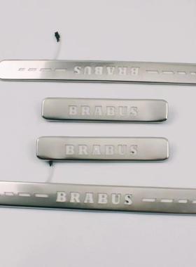 benz2019-23奔驰大G级W463W464G63BRABUS AMG带灯门槛条迎宾踏板