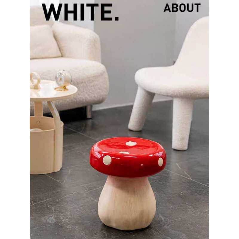 红蘑菇板凳卧室客厅家用网红换鞋凳玻璃钢小茶几装饰摆件创意矮凳,模玩/动漫/周边/娃圈三坑/桌游,模型制作工具/辅料耗材,淘宝优惠券,粉丝福利购,淘宝优惠卷