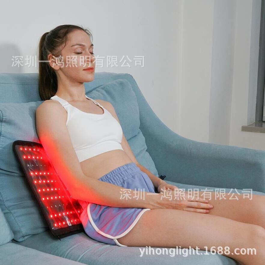 工厂供应跨境电商红光腰带 红光大腹带红光座垫 红外线床垫发热垫
