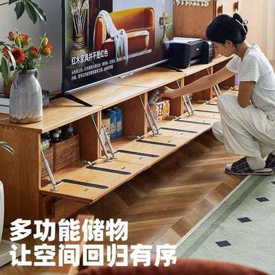 全实木卡门柜模块组合中古储物柜家用客厅电视柜床头柜樱桃木斗柜