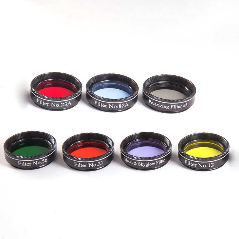 天文望远镜7片7色星云滤光镜 1.25英寸/31.7mm星云滤光