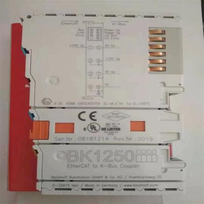 倍福 连接 E-bus 与 K-bus 端子模块的“紧凑型”耦合器 BK1250原