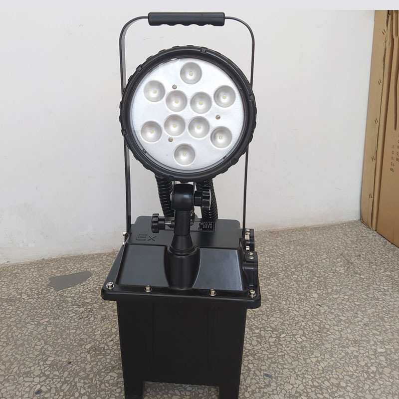 ZCY6102A轻便式防爆泛光工作灯30W 蓄电池户外抢险移动升降照明灯