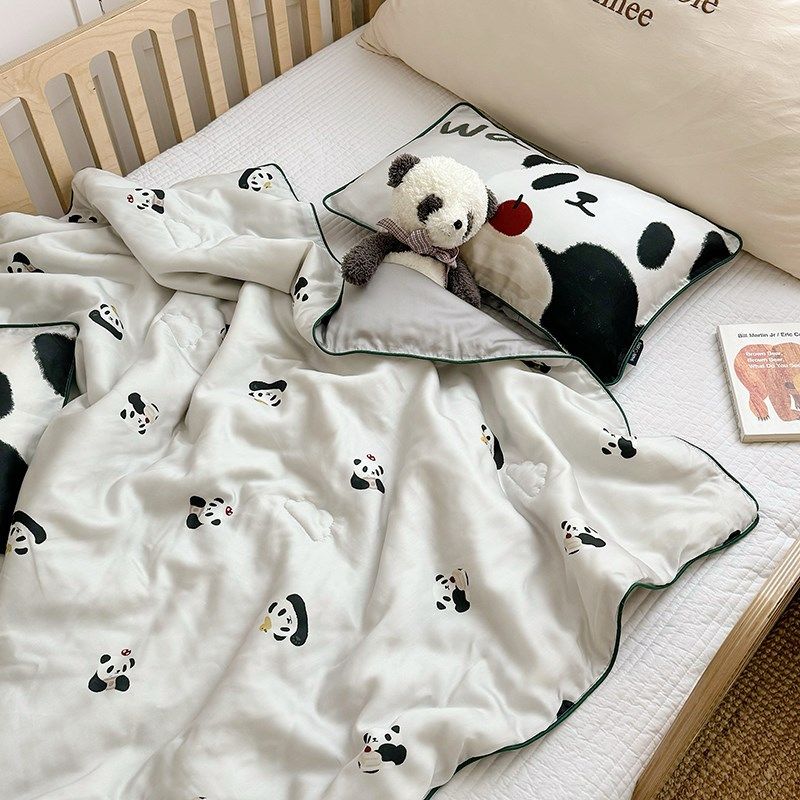 A类60兰精天丝儿童夏被空调被 单人双人夏凉被幼儿园水洗凉感被子,床上用品,化纤被,淘宝优惠券,粉丝福利购,淘宝优惠卷