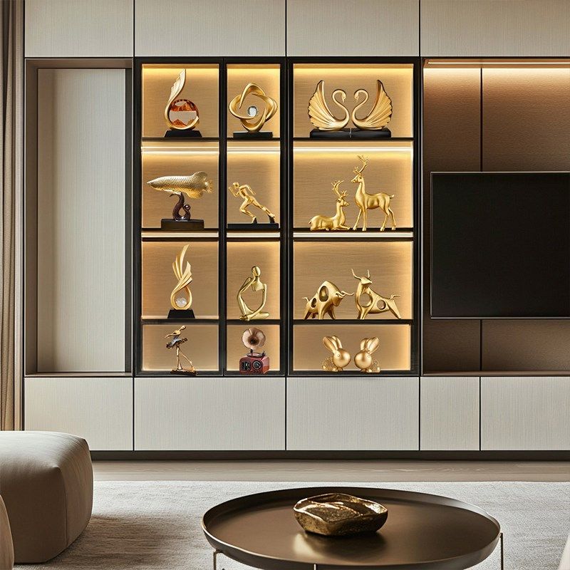 乔迁新居礼品家居客厅装饰品轻奢高档高级感酒柜摆件艺术工艺礼品,家居饰品,装饰摆件,淘宝优惠券,粉丝福利购,淘宝优惠卷