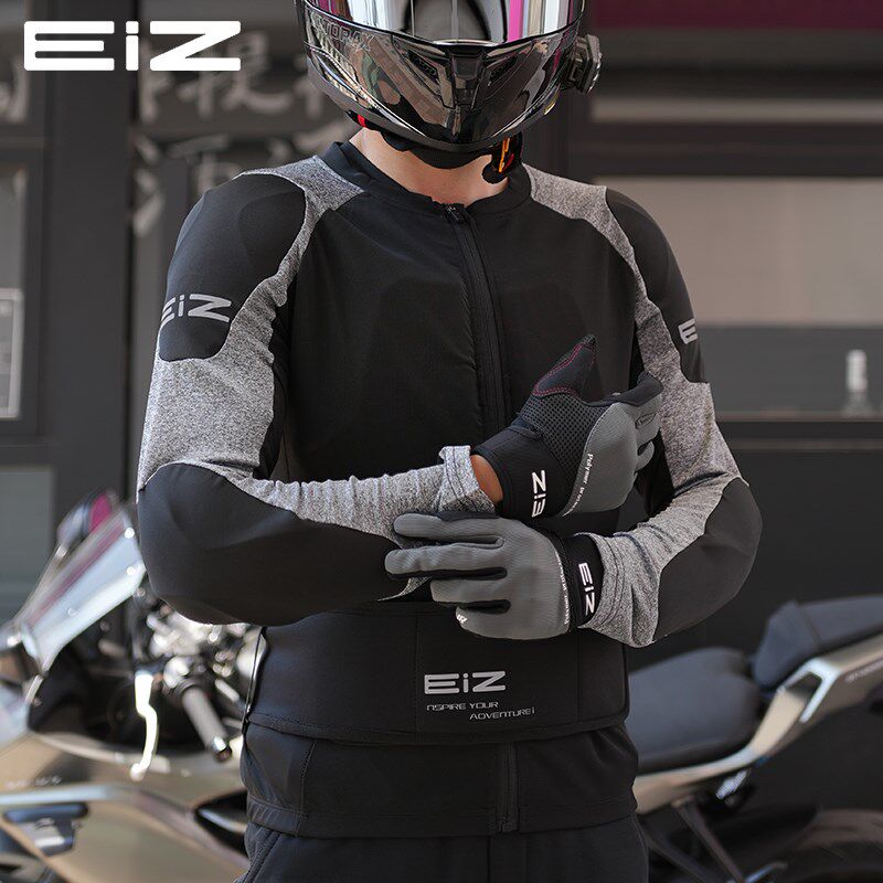 EIZ摩托车护甲衣护腰四夏季机车赛车骑行服网眼防摔耐磨轻薄透气