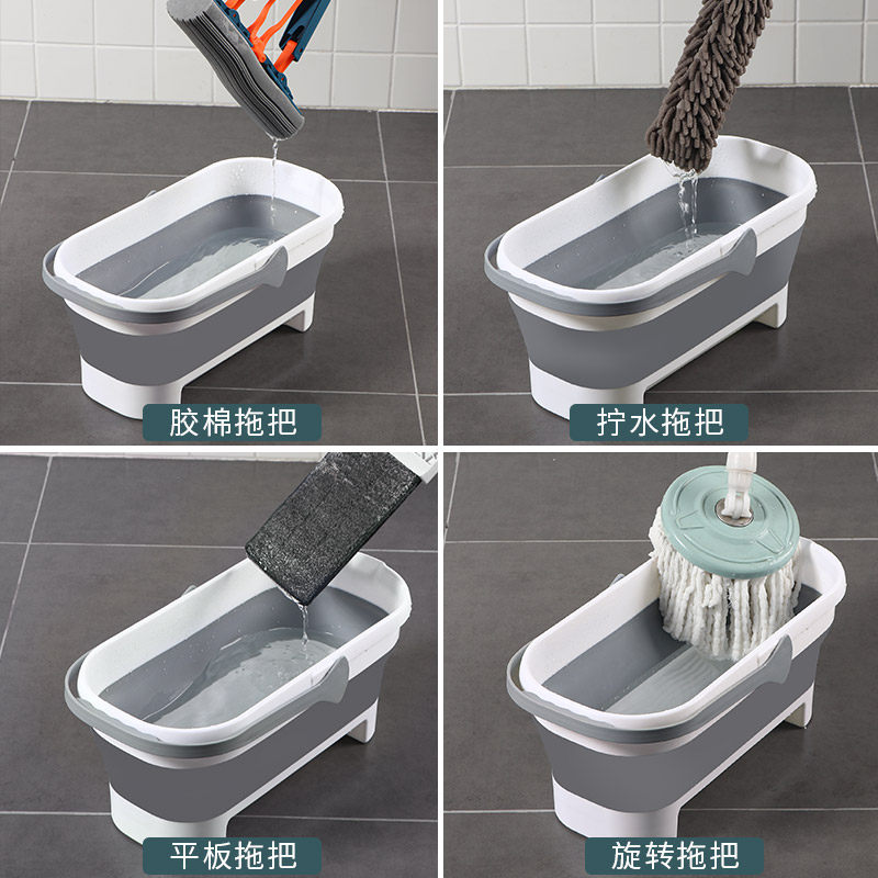 折叠拖把桶长方形水桶家用储水用塑料手提拖地盆大号洗拖把拖布桶,家庭/个人清洁工具,水桶,淘宝优惠券,粉丝福利购,淘宝优惠卷