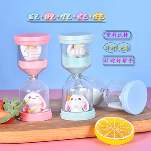 沙漏计时器儿童防摔10-30分钟学生作业吃饭一小时桌面摆件装饰